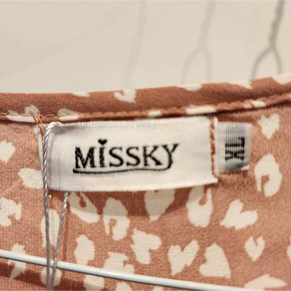 New Boho Maxi Dress Elastic Waist Pink Side Slit Belted Waist Women's Size XL - Picture 8 of 10